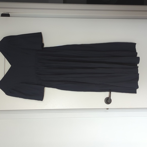 BNWT Emma Knudsen Midi Ana Dress in Navy Size XXS (Size 2-4) - Picture 4 of 9